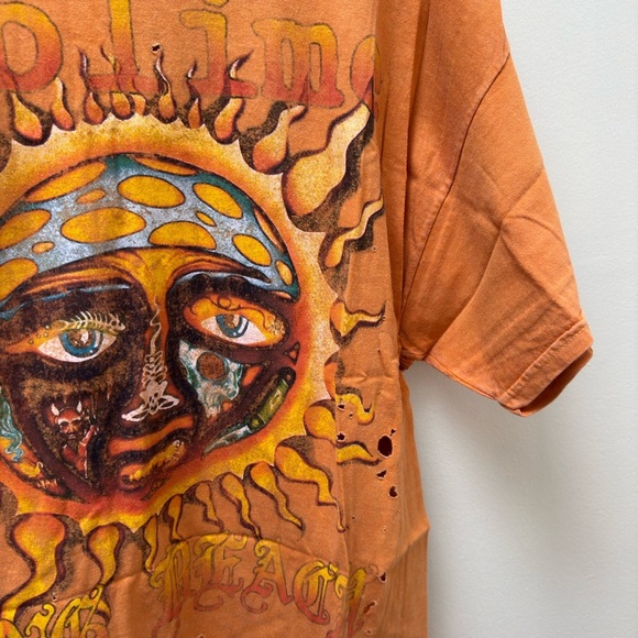 UO Sublime Long Beach 40oz To Freedom Album Cover Oversized Short Sleeve T-shirt - Picture 3 of 5